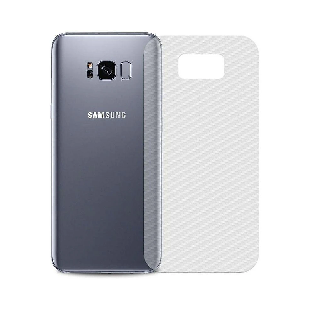 Película Traseira De Fibra De Carbono Transparente Para Samsung Galaxy S8 Plus - Gorila Shield