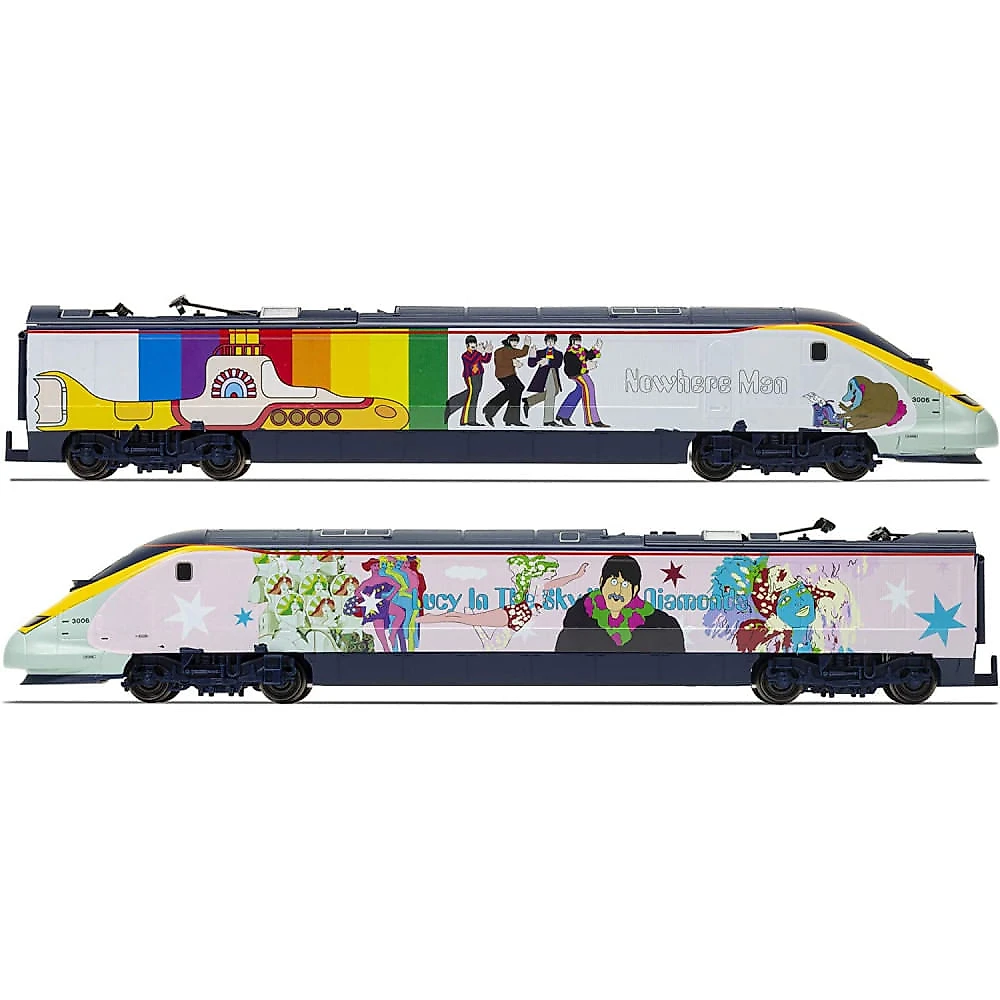 HORNBY R1253T Conjunto de Trem Trenzinho Elétrico Escala HO Amarelo