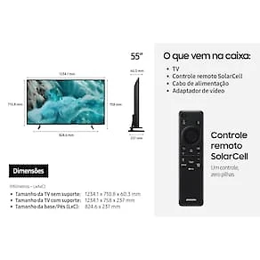 Smart TV Samsung 65” 4K QLED Ultra QN65Q7FAAGXZD Vision AI Processador com AI Xbox Cloud Gaming