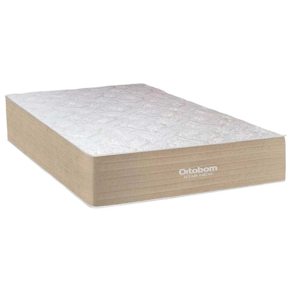 Colchão Casal Molas Ensacadas Star New D26 138x188x38CM Bege Ortobom
