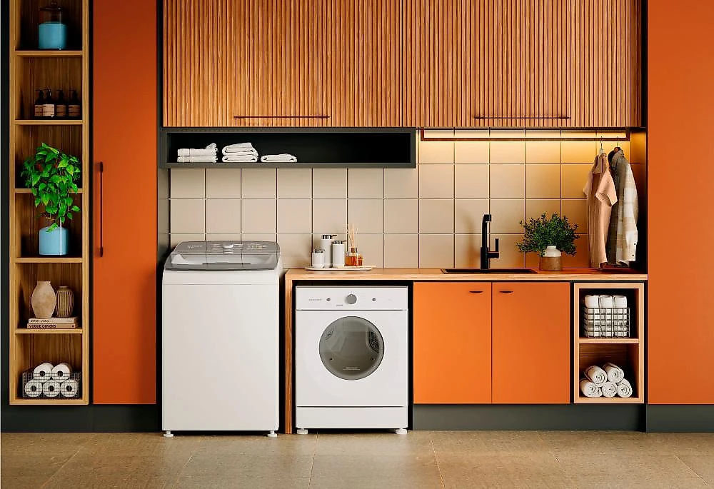 Secadora de Roupas Brastemp Piso 10Kg Branca BSR10BB 127V