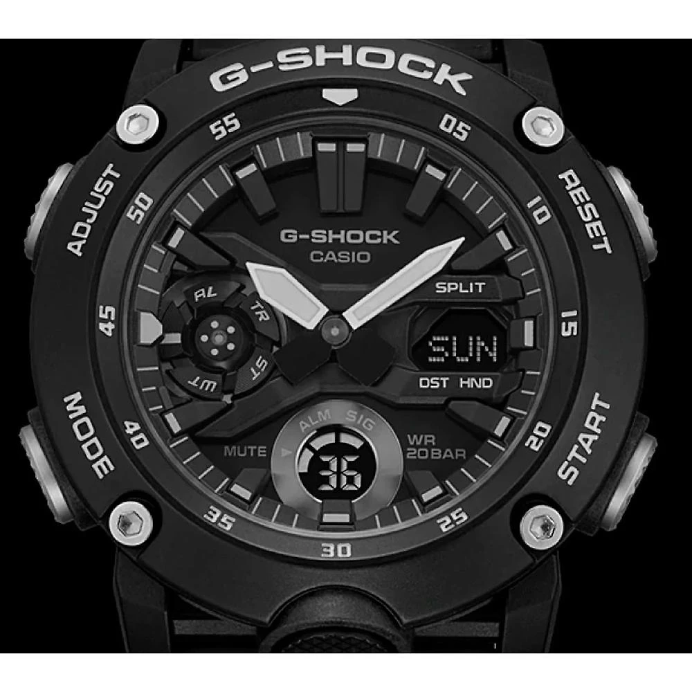 Miniatura Relógio Casio G-Shock GA-2000S-1ADR Carbon Core Guard