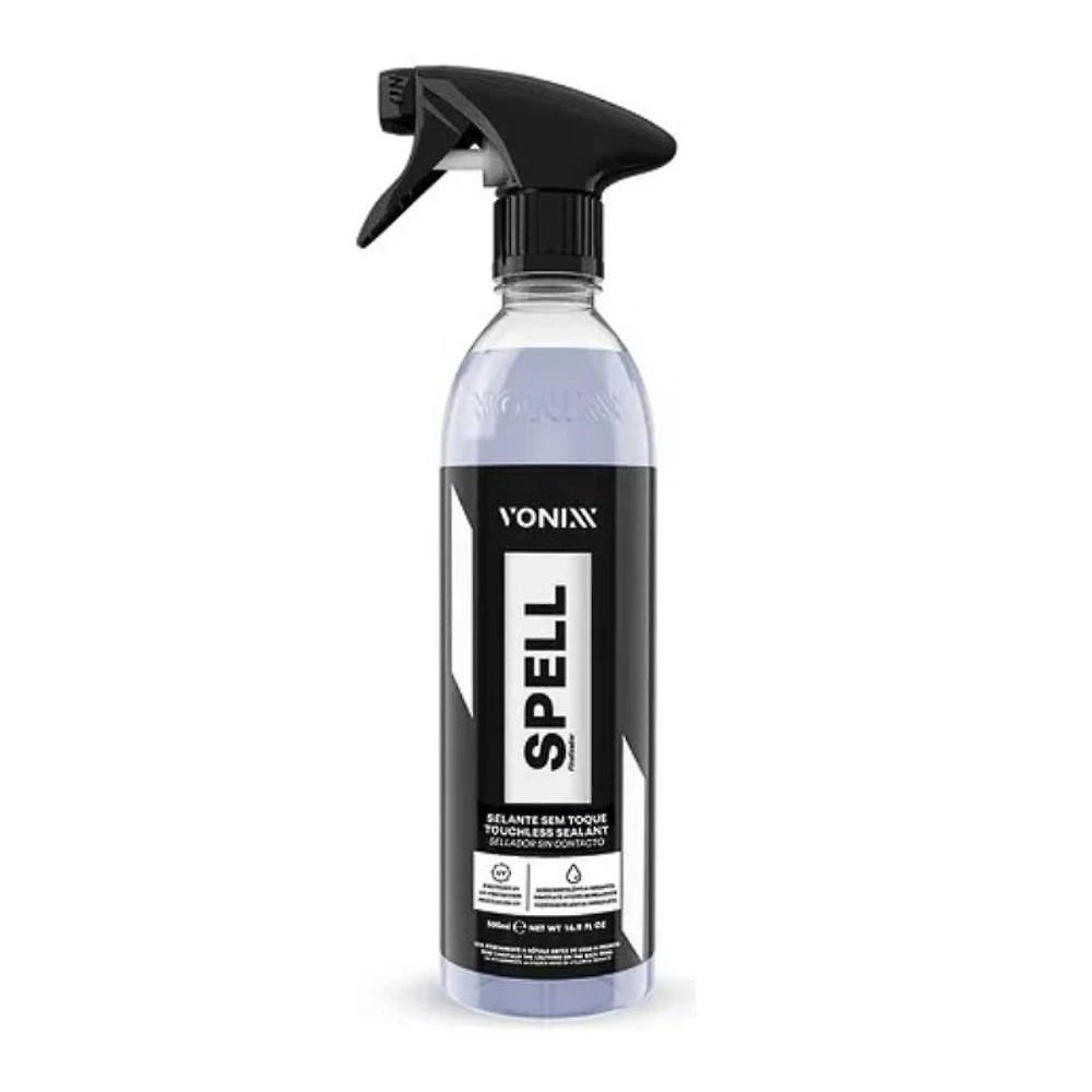 Selante Automotivo Spell sem Toque 500ML para Pintura e Vidros Brilho e Hidrorrepelência Vonixx