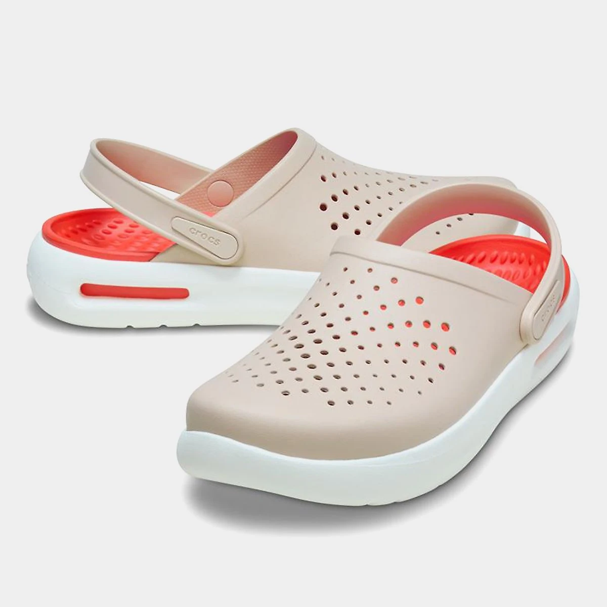 Sandália Crocs Inmotion Clog Rosa+Branco - 35