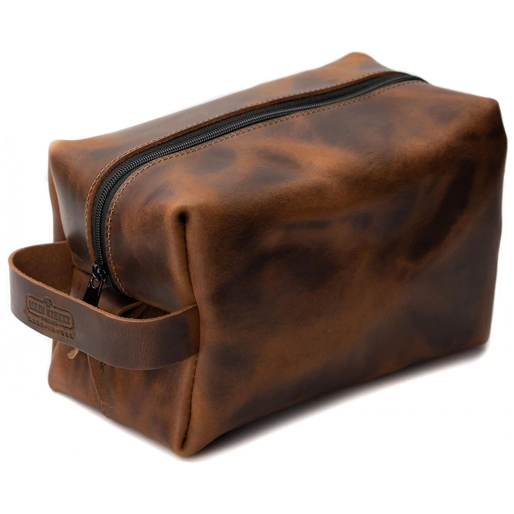 Necessaire Masculina de Couro, MAIN STREET FORGE, Marrom