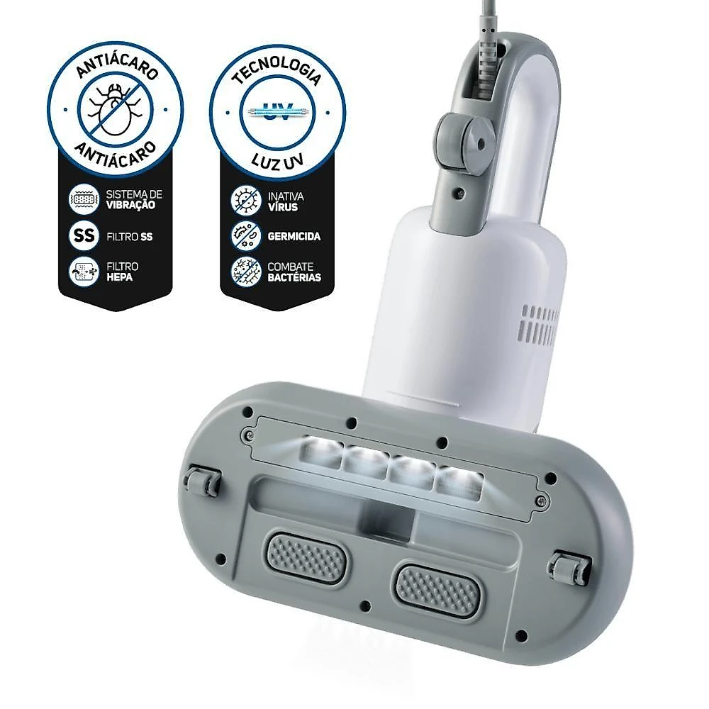 Aspirador de Pó Antiácaro com Lâmpada UV WAP Mite Cleaner UV 220V