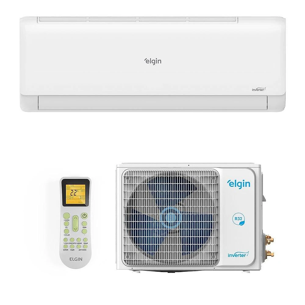 Ar-Condicionado Split Inverter III 9000 BTUs Elgin Eco com Wi-Fi Integrado High Wall Só Frio 45HJFI09C2WG/45HJFE09C2CG 220V