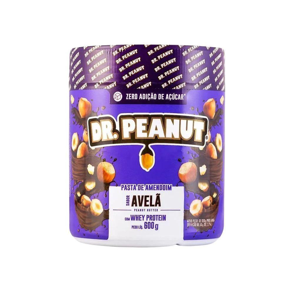 Pasta De Amendoim Dr. Peanut 600g Avelã