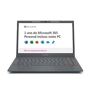 Notebook Positivo Vision C14 Lumina Bar Intel Celeron 4GB 128GB eMMC 14” HD Windows 11 Microsoft 36