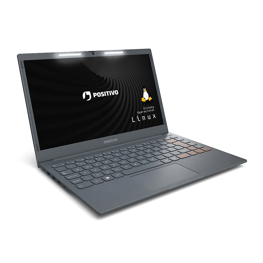Notebook Positivo Vision C14 Intel® Celeron® Linux 8GB RAM 256GB eMMC 14.1” LED HD Lumina BAR - Cinza