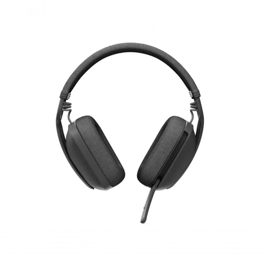 Headset sem Fio Logitech Zone Vibe Wireless com Dongle USB A-C Bluetooth 5.2 Grafite