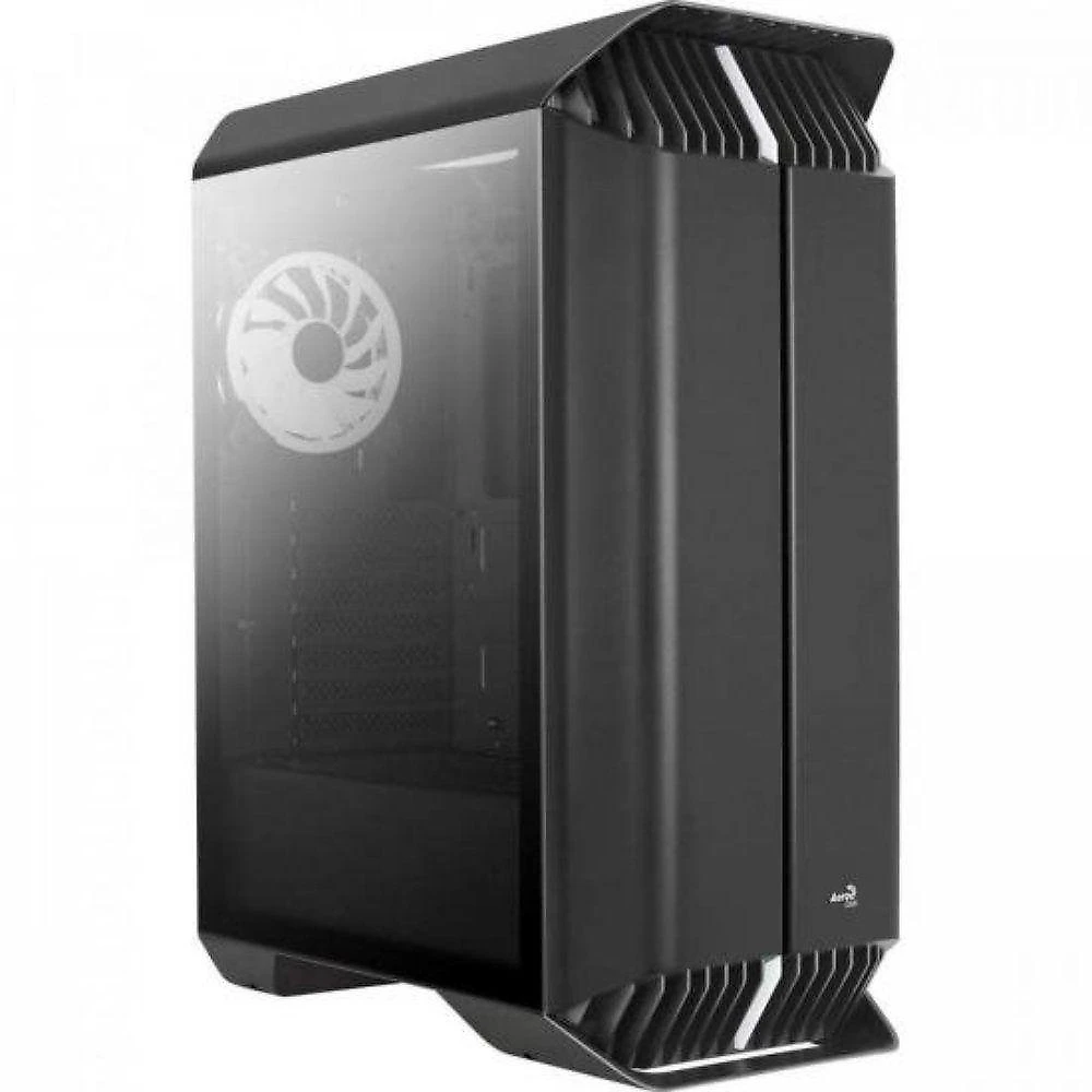 Gabinete Gamer Gladiator Mid Tower ATX Vidro Temperado com RGB Preto Aerocool