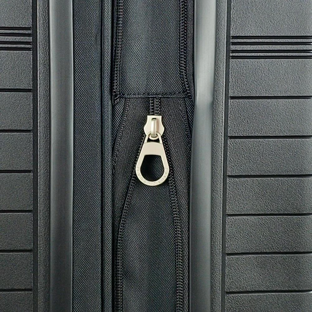 Mala média 23kg lansay preto expansível linha orium rodas 360° tsa