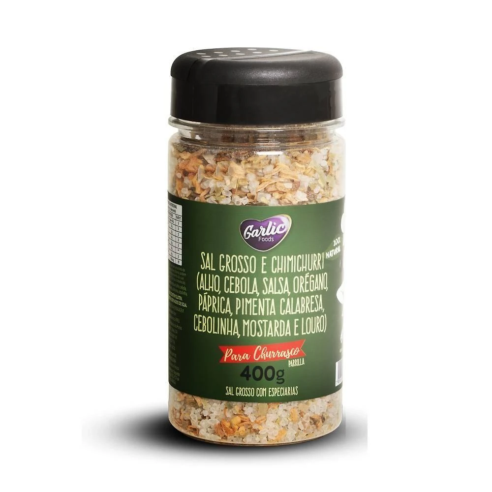 Sal Grosso Com Chimichurri 500g Culinária Gourmet Sal