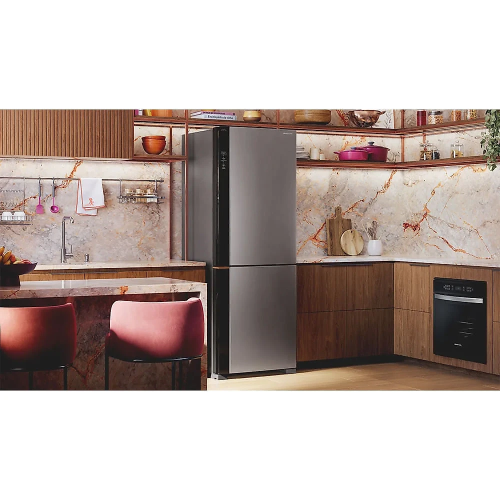 Geladeira BRE66AK Frost Free Inverse 500 Litros Brastemp Inox - Bivolt