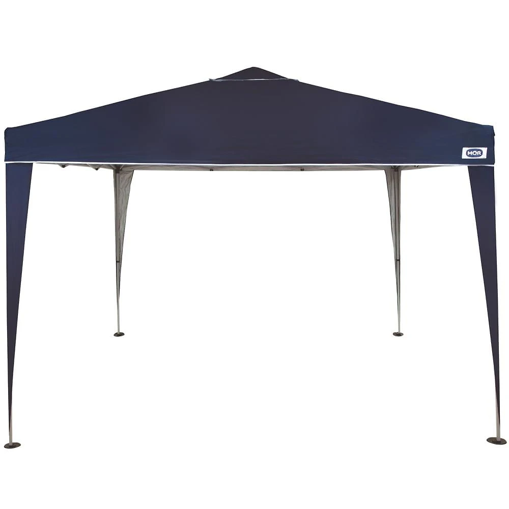 Miniatura Tenda Gazebo Praia Dobrável Preta Sanfonada 3 x 3 M Mor