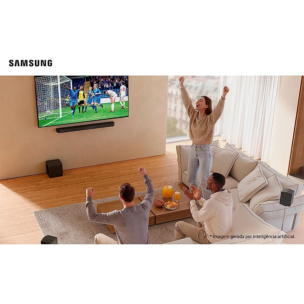Soundbar Samsung Série Q com 11.1.4 canais, Subwoofer e Caixas traseiras 2026 - HW-Q990H Bivolt
