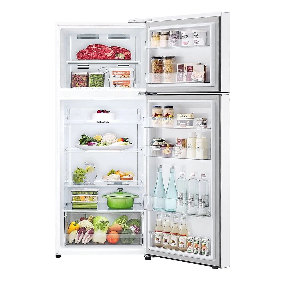 Geladeira 2 Portas 375 Litros LG Frost Free Inverter GN-B372PQW Branco - 110V
