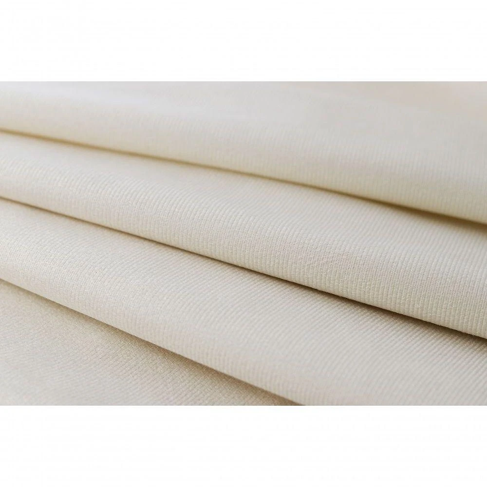 Miniatura Cabeceira Queen Curva Luxo 160x60 Suede Off White - Tachas Prata