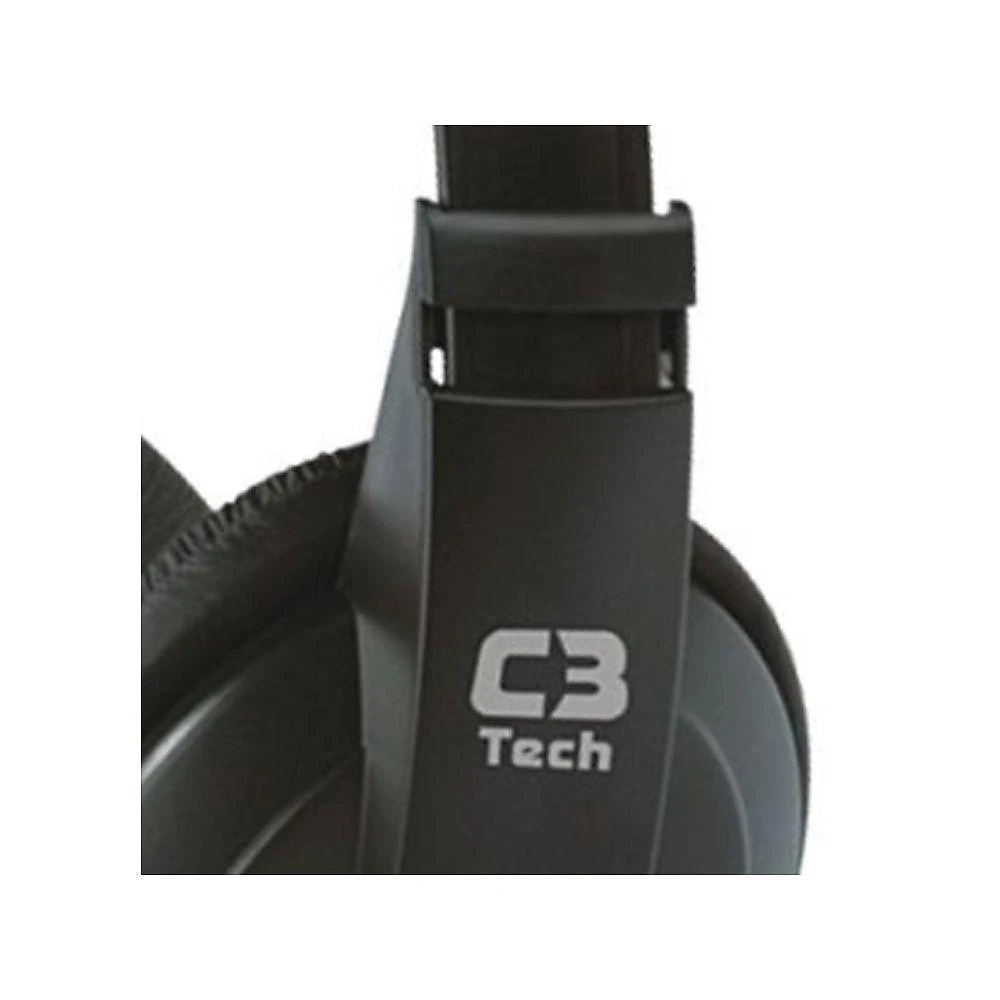 Fone com Microfone C3tech PH-60BK Voicer Comfort 32Ohm 105dB Preto