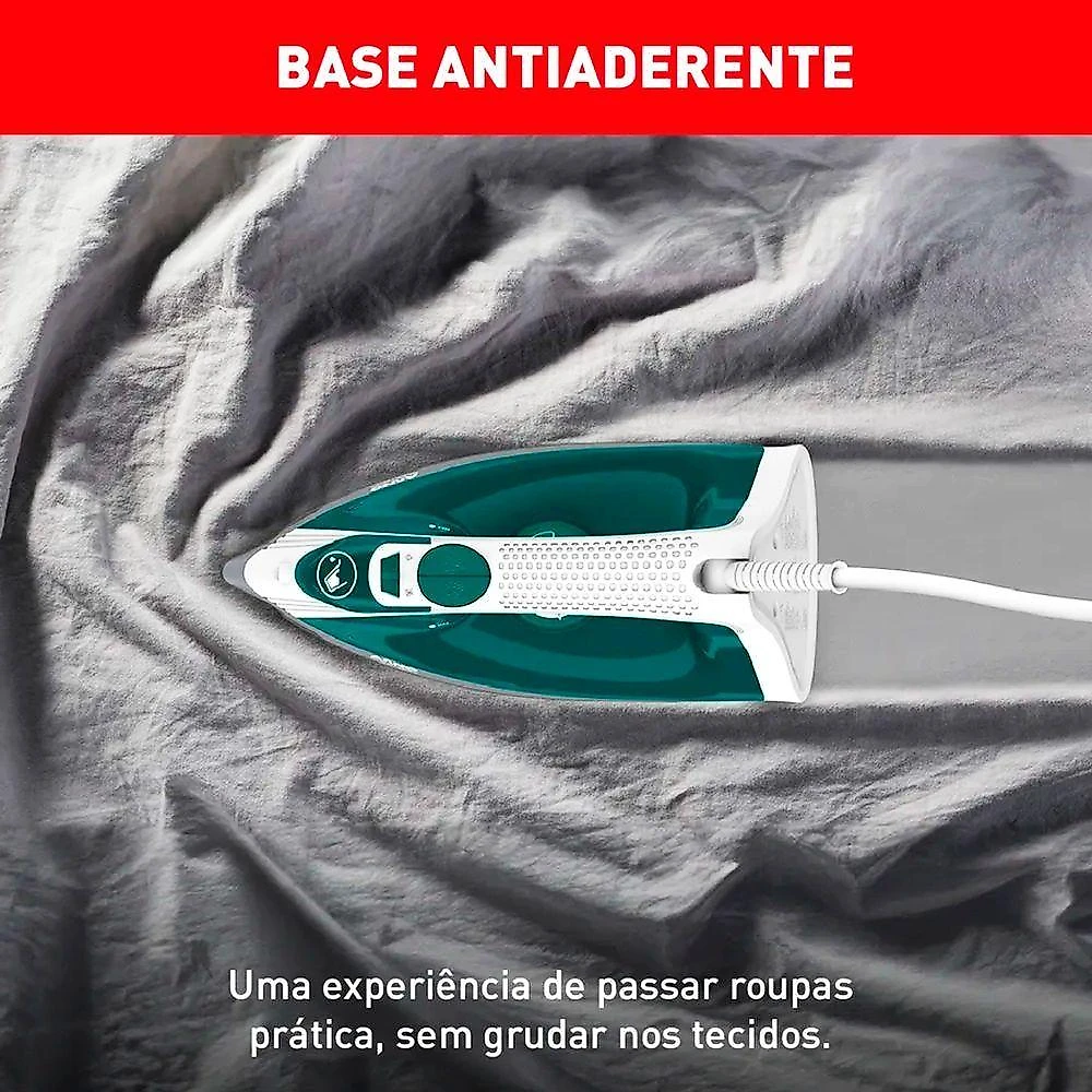 Ferro A Vapor Antiaderente Com Spray Arno Steamgliss 1200W 110V