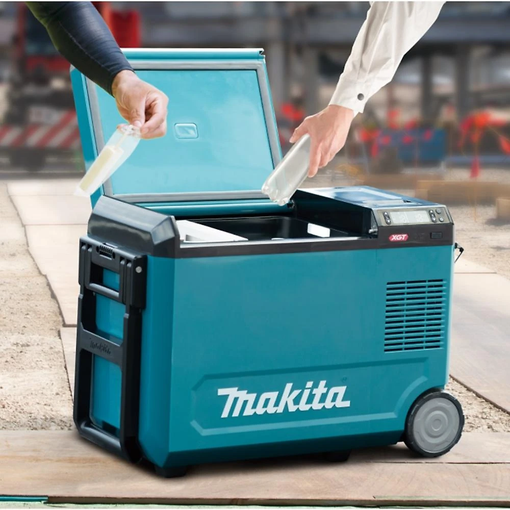 Caixa térmica makita refrigerador e aquecedor cw004gz sem bateria e carregador