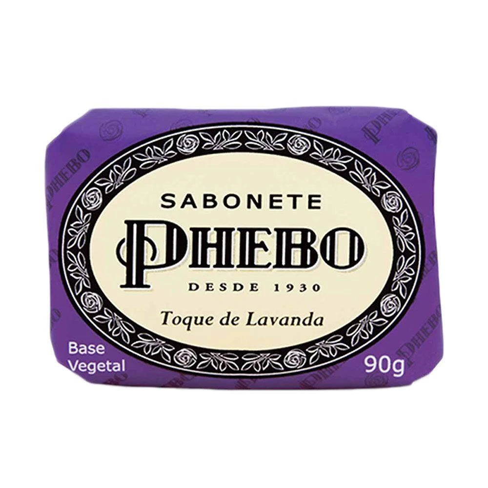 Kit Sabonete em Barra Toque de Lavanda Glicerina Vegetal Vegano 90G Phebo Granado
