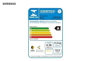 Lava e Seca Samsung 11kg WD11A 3 em 1 Ecobubble Inverter Inox Look 110V
