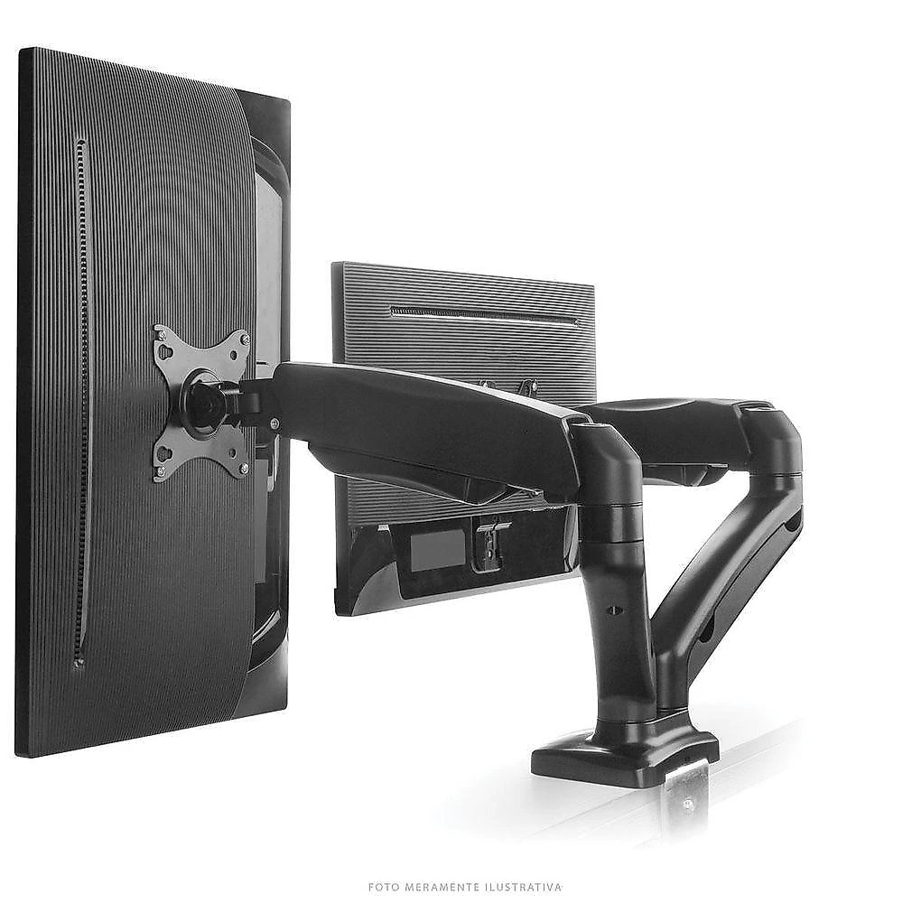 Suporte Articulado 2 Monitores Vesa 100x100 Vinik Sm-341b