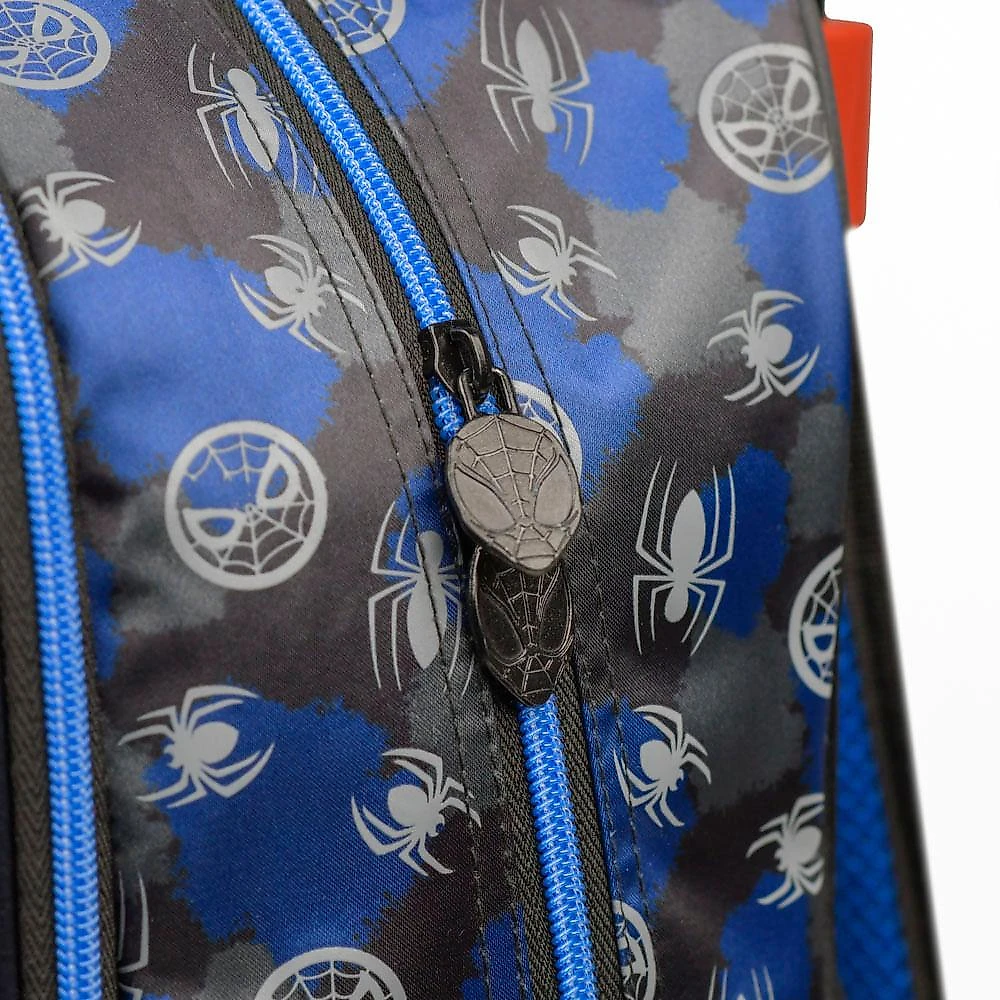 Mochila de Rodinhas Masculina Homem Aranha Azul Escuro Azul escuro