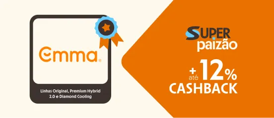 EMMA COM ATÉ 12% DE CASHBACK