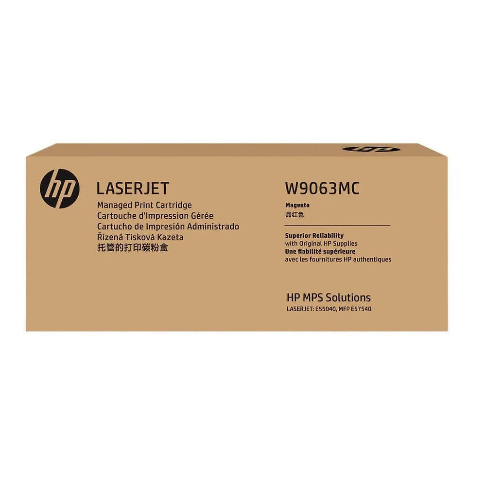 Toner HP W9063MC Magenta Laserjet E55040dn E55040dw E57540 HP
