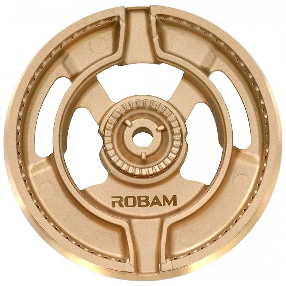 Cooktop a gás 5 queimadores Robam inox 36cm queimadores em latão sistema de segurança com corte de gás 110V