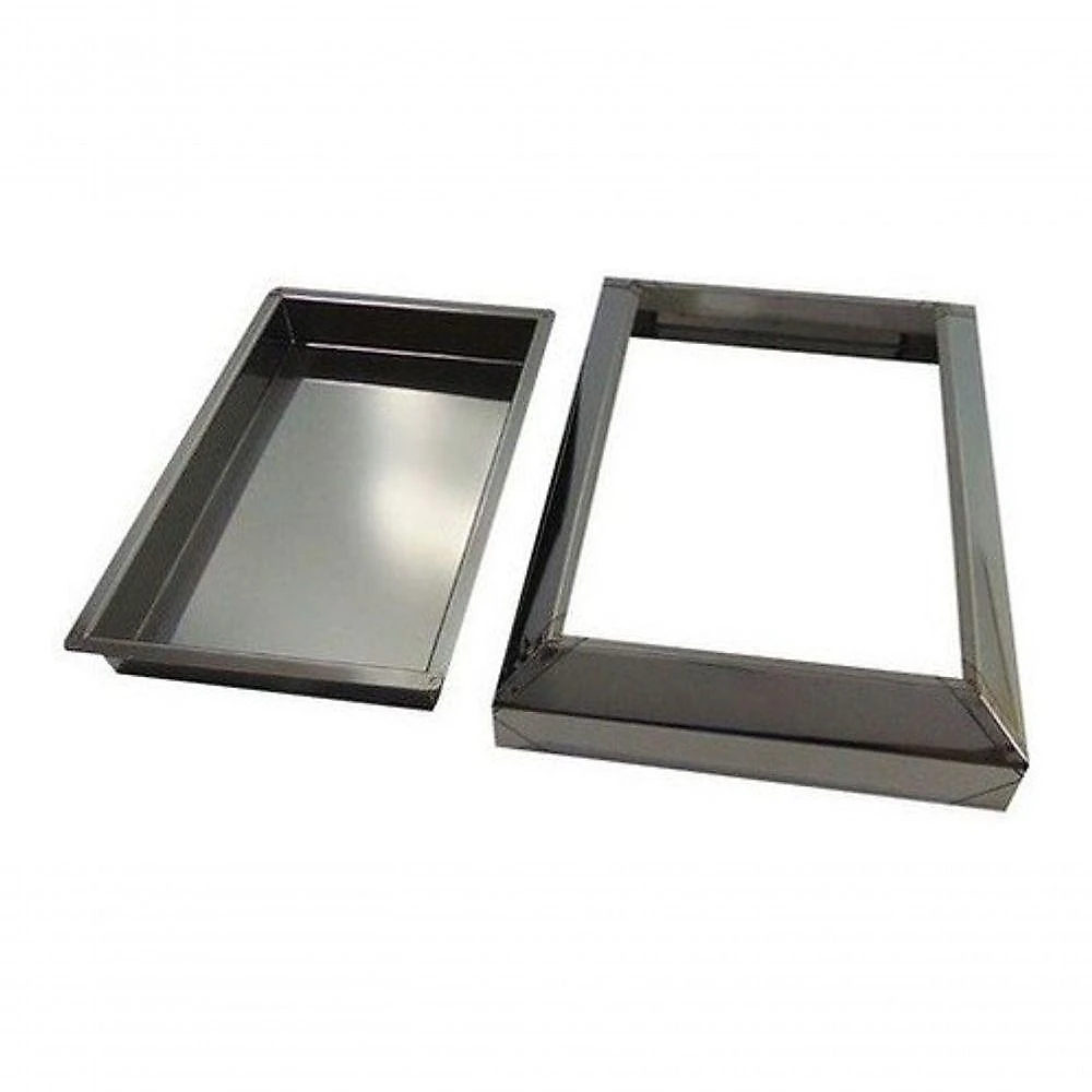 Cinzeiro de Chão Kit 13 Bituqueira Fumódromo em Aço Inox 6,5CM X 33CM X 23,5CM Inox Higipack