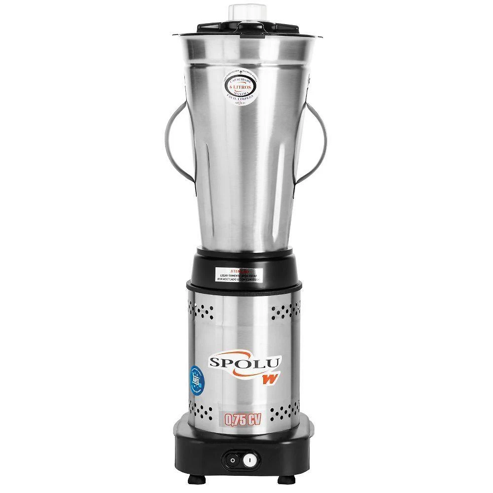 Liquidificador Spolu SPLO5OW 1000W 6L Baixa Rotacao Inox Bivolt