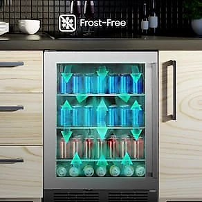 Geladeira de bebidas Hisense capacidade de 140 Latas 152L- HBL-14W1ANQRI - 110V