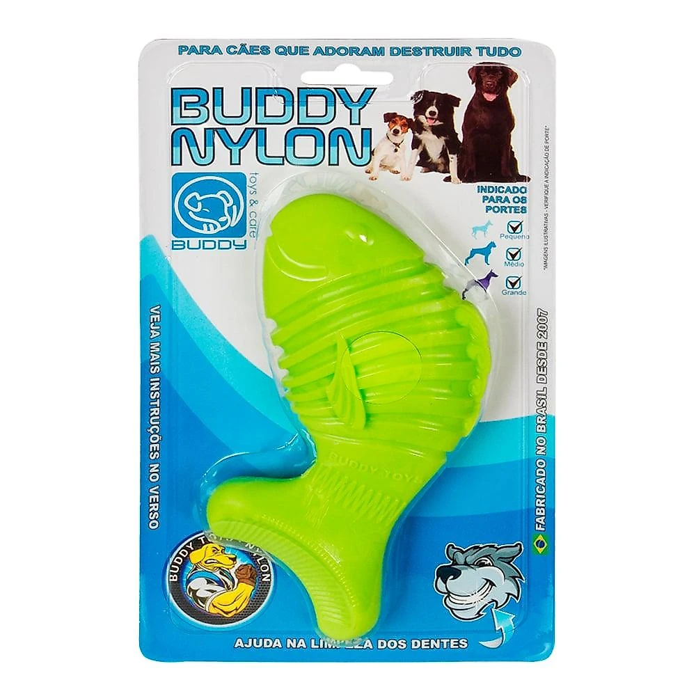 Brinquedo Buddy Toys Peixe Nylon - Tam. Único
