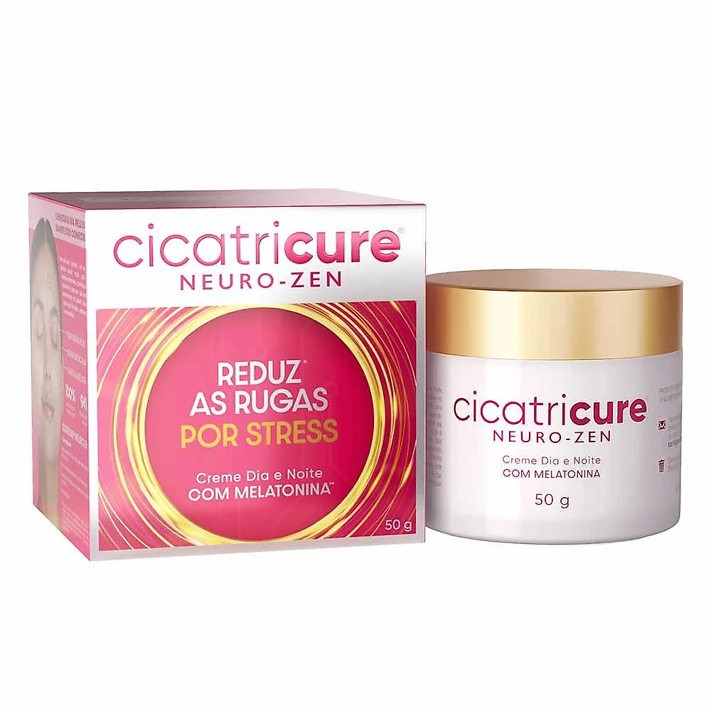 Creme facial antirrugas dia e noite cicatricure neuro-zen 50g