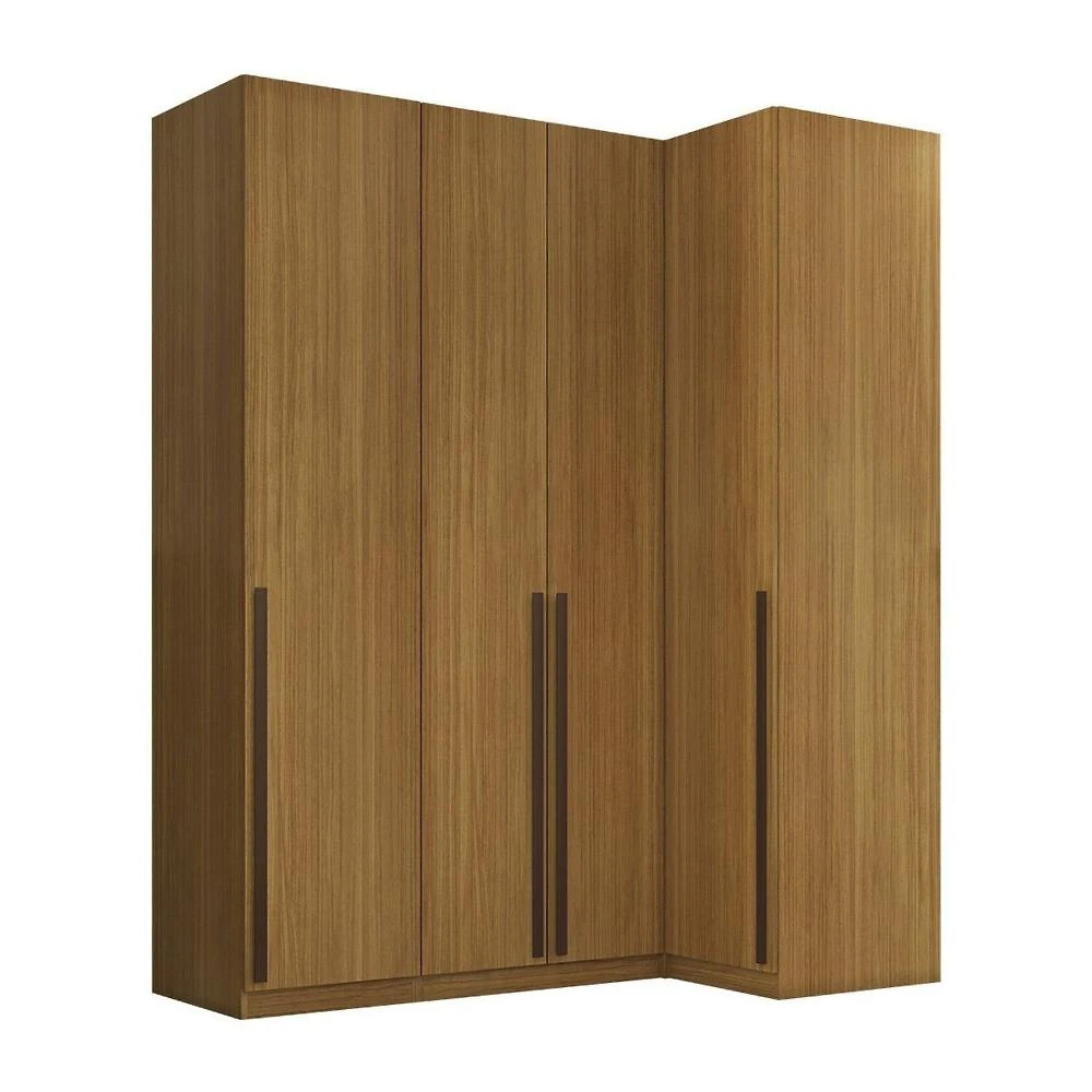 Miniatura Guarda Roupa Modulado de Canto Reto 4 Portas Freijó Altezza Trend Guarda-roupa de Canto Reto 4 Portas Altezza Trend Freijó