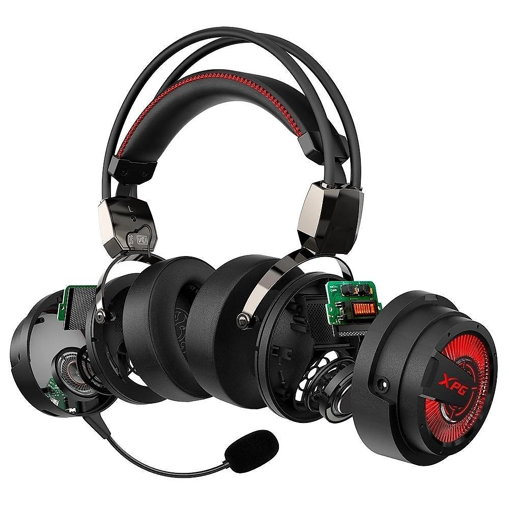 Headset Gamer XPG Precog 7.1 com Driver Duplo para PC, MAC, Notebook, Playstation, XBOX e Nintendo Switch