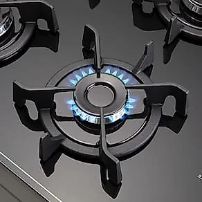 Fogão Dako 5 Bocas Magister com Mesa de Vidro e Acendimento Automático Bivolt - Preto