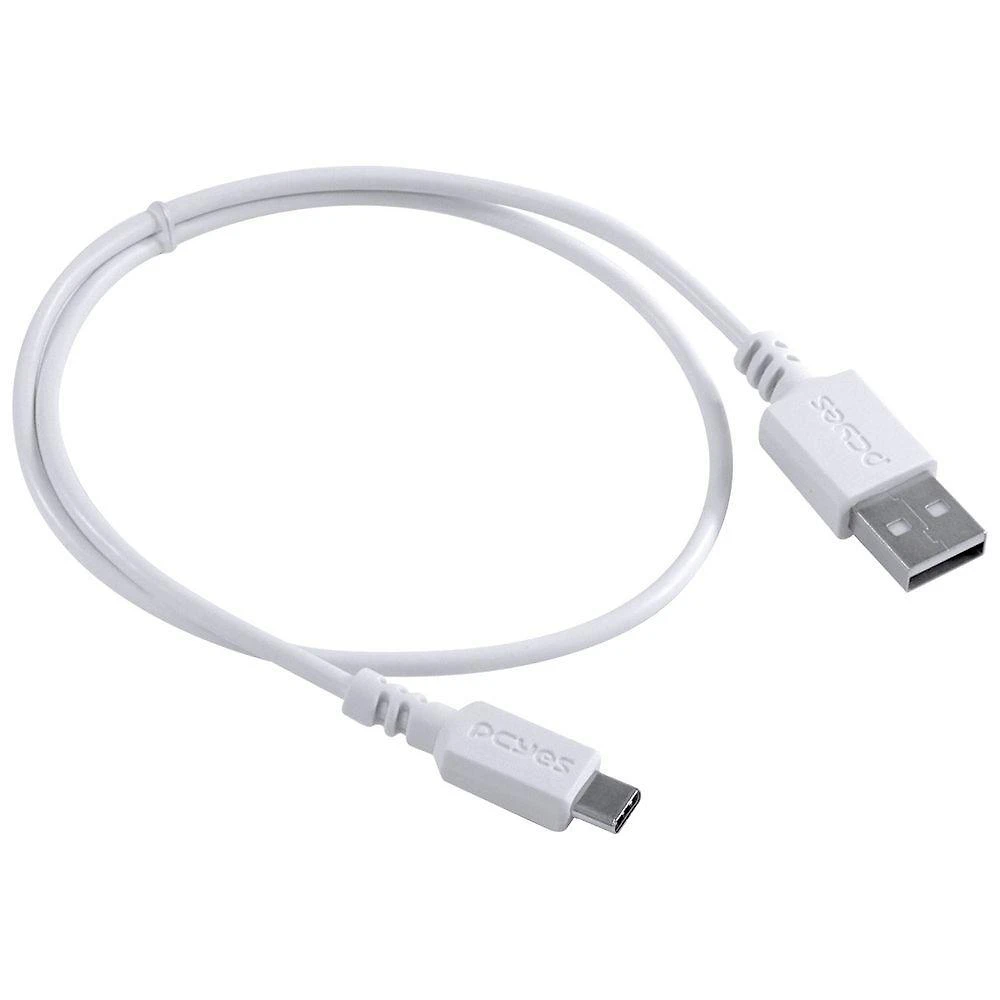Cabo Para Celular Smartphone Usb A 2.0 Para Usb Tipo C 50 Cm Branco - Puacb-05