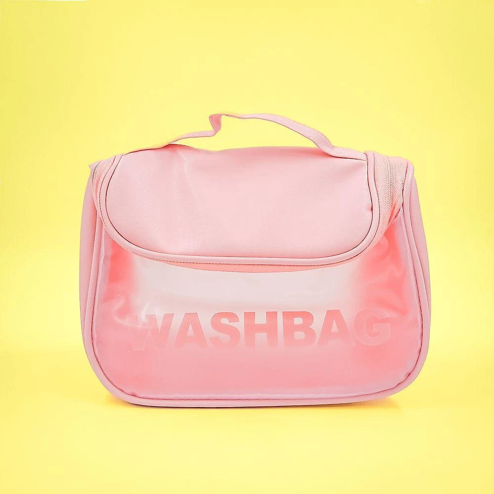 Necessaire Feminina Viagem Gancho Mala Organizadora Pendurar Rosa