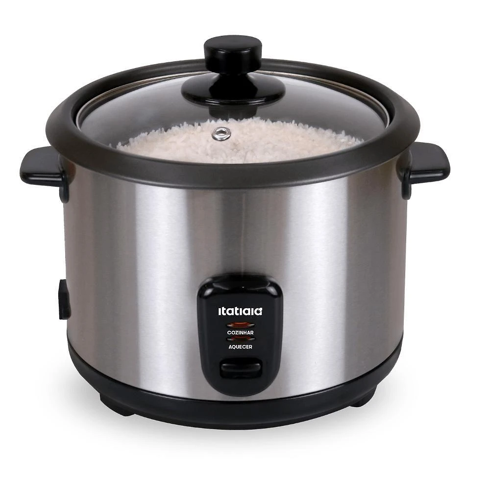 Panela de Arroz Elétrica Itatiaia Midi 1,8L 700W Preto 110V