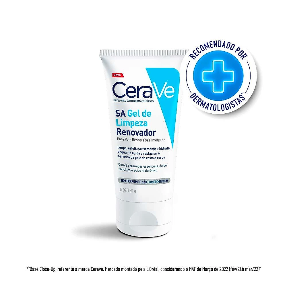 Gel de limpeza renovador cerave as 150g