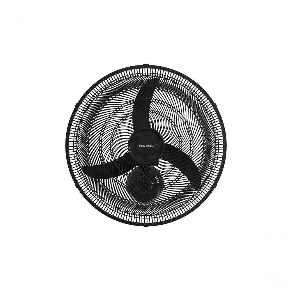 Ventilador Ventisol Parede Oscilante New 50cm Preto 127v