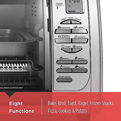 Forno Torradeira de Convecção BLACK DECKER CTO6335S Prata 110V