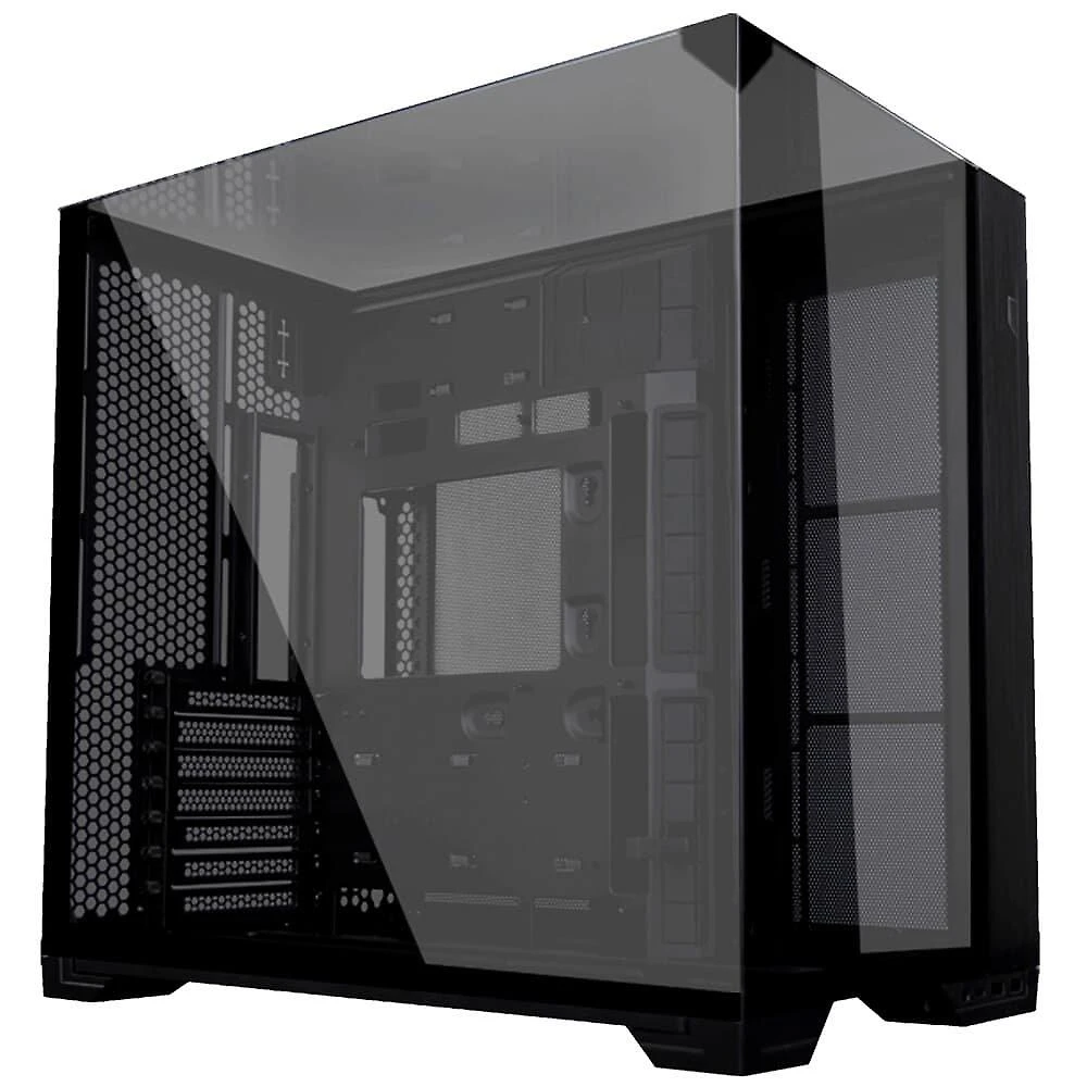 Miniatura Gabinete Gamer Lian Li O11 Vision Compact, E-ATX, Lateral em Vidro Temperado, Sem FANs, Preto - O11VPX-M BLACK