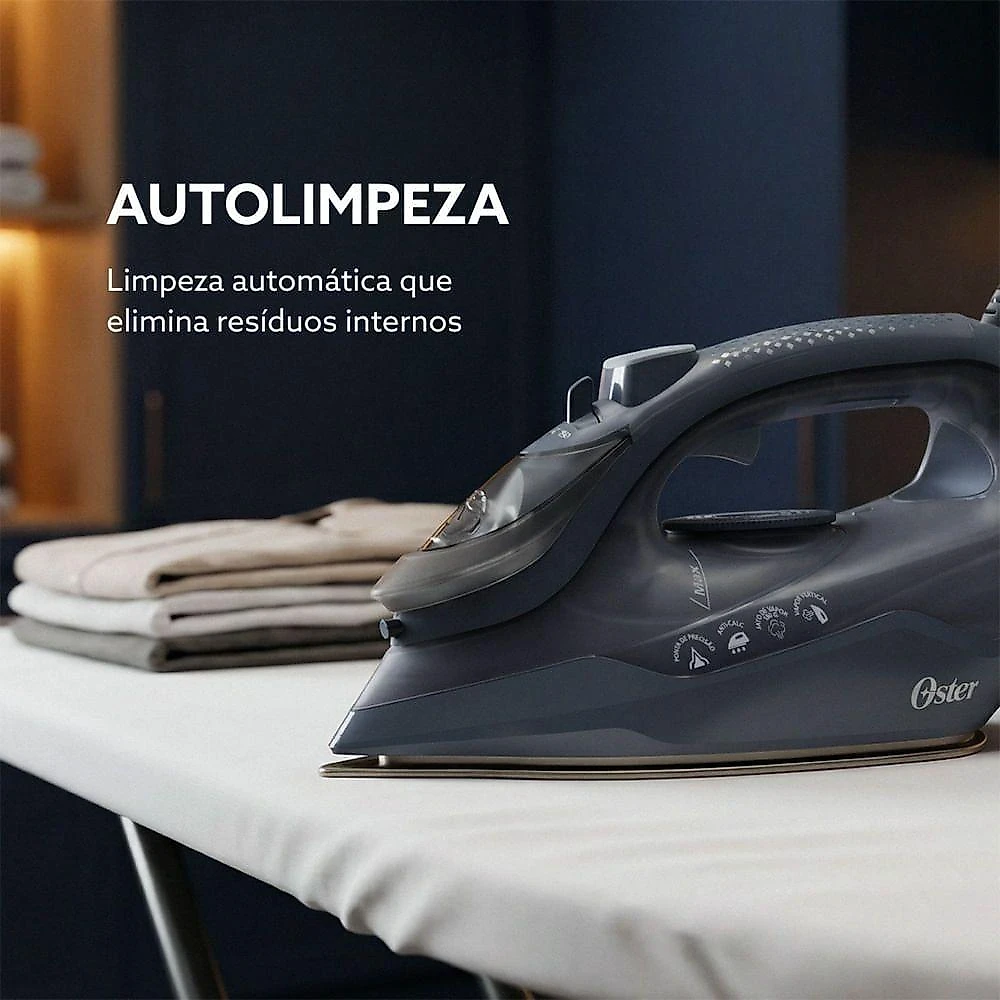 Ferro a Vapor Oster GCSTAC7002 1600W Base Aeroceramic Preto 110V