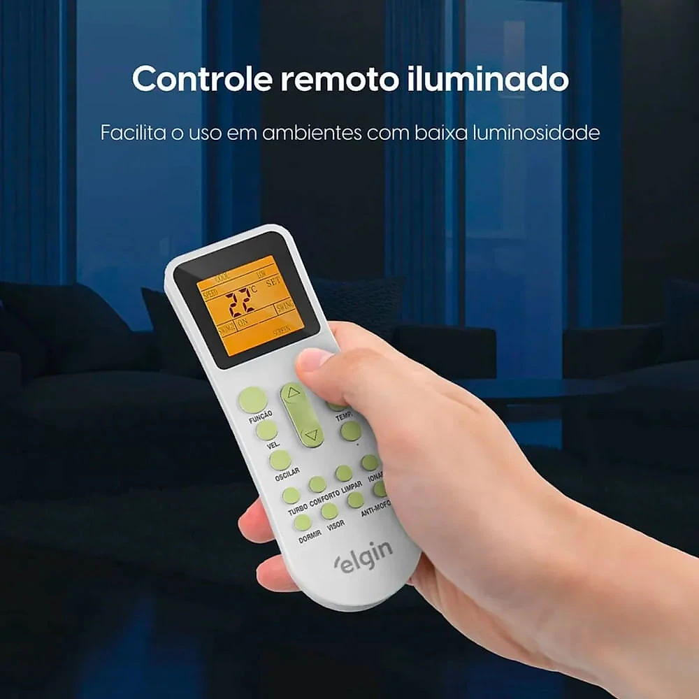 Ar Condicionado Eco Inverter II Split 9000 BTUs Frio Elgin 220V